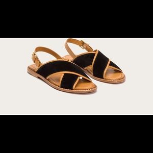 NWOT Women's Frye Blair Overlay Sling Sandal